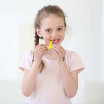 Chewy Tubes Yellow — gul tyggetube for munnmotorisk trening