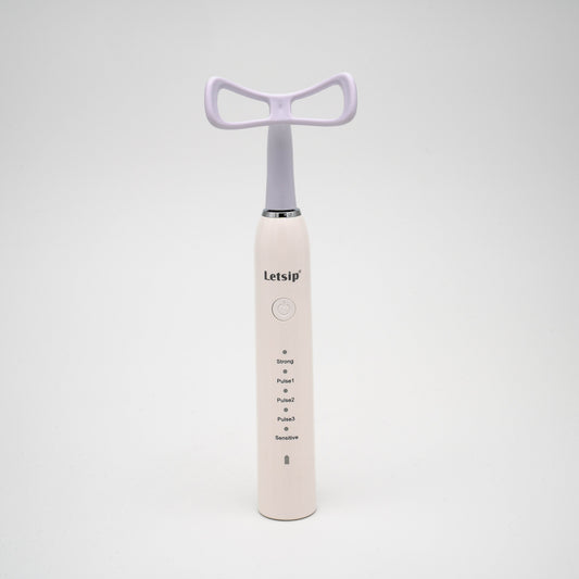 Letsip® V5 med pulserende vibrasjonshandtak — bredde 67 mm for sonisk stimulering av lepper, kinn og tunge