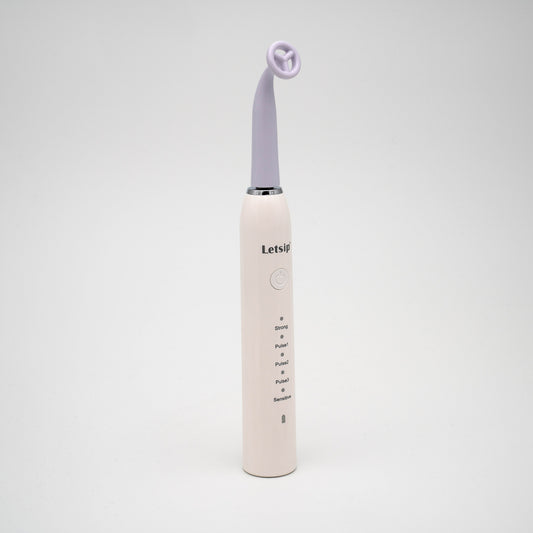 Letsip® V1 med pulserende vibrasjonshandtak — diameter 20 mm for sonisk stimulering av lepper, kinn og tunge